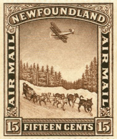 Ньюфаундленд, 1931. Почтовая марка авиапочта