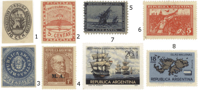 Почтовые марки Аргентинских штатов