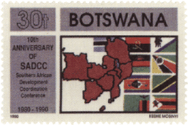 Ботсвана марка почтовая