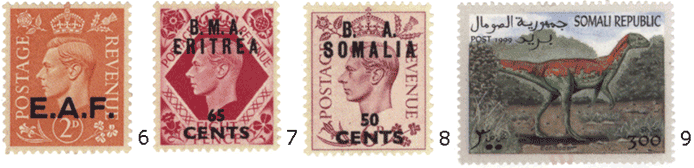 Итальянские почтовые марки