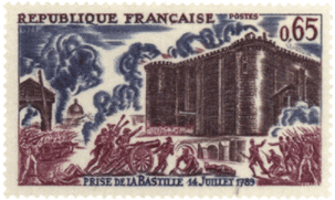 Франция почтовая марка
