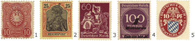 Почтовые марки Рейх