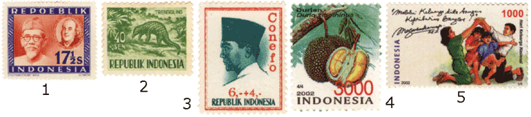 Индонезия филателия