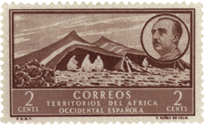 Почтовая марка испанских колоний