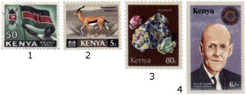 Кения почтовые марки