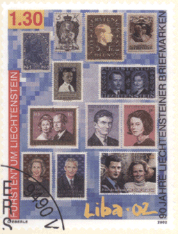 Лихтенштейн 23 разные знака почтовой оплаты