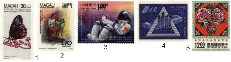 знаки почтовой оплаты Макао