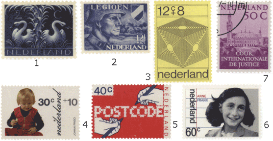 Нидерланды благотворительные знаки почтовой оплаты