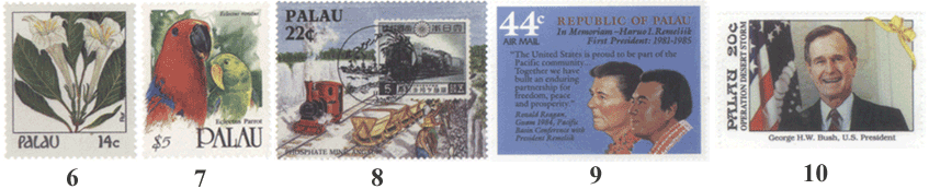 Почтовые марки Палау