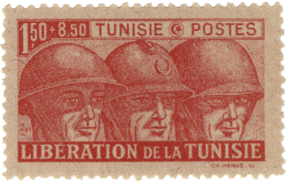 тунис почтовая марка