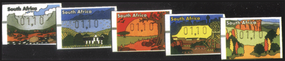 Серия выпущена почтовой службой ЮАР