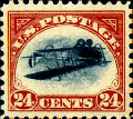 Почтовая марка Самолетная почта