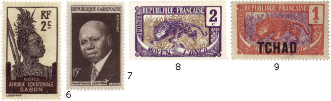 Французская Экваториальная Африка почтовые марки