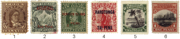 почтовые марки острова Кука