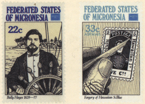 Чикагская выставка «Америпекс», Микронезия почтовые марки
