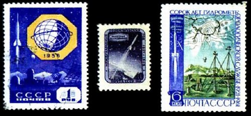 Программа ракетных исследований на почтовых марках