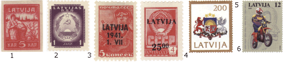 латвия почтовые марки
