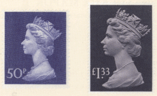 британская стандартная серия почтовых марок
