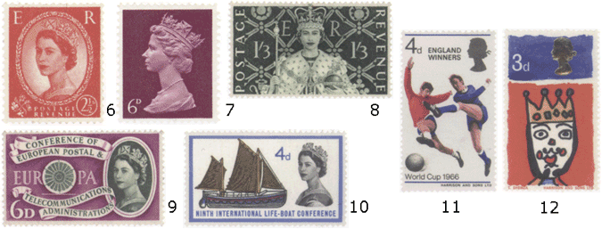 Елизаветинские почтовые марки