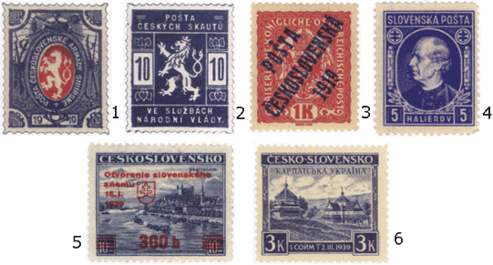 Чехословакия почтовые марки