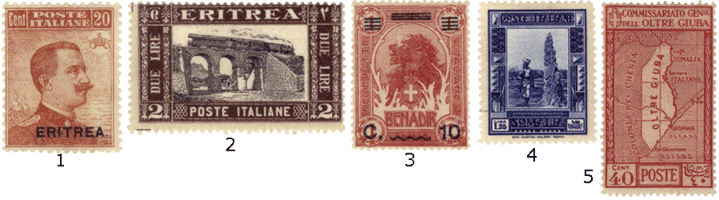 Эритрея почтовые марки