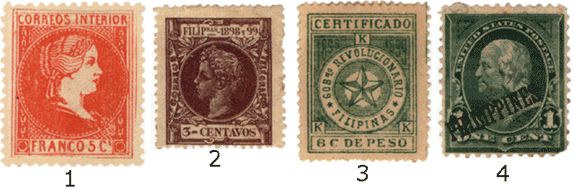 Филиппины марки почтовые