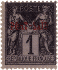 Французская марка 1899 г