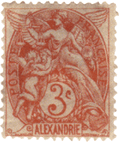 Французская марка 1899 г. выпуска