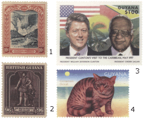 Почтовые марки Гвианы