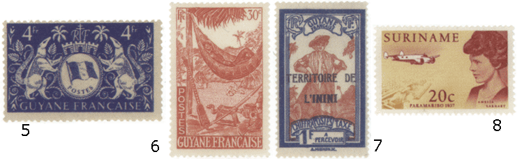 Первые марки Британской Гвианы