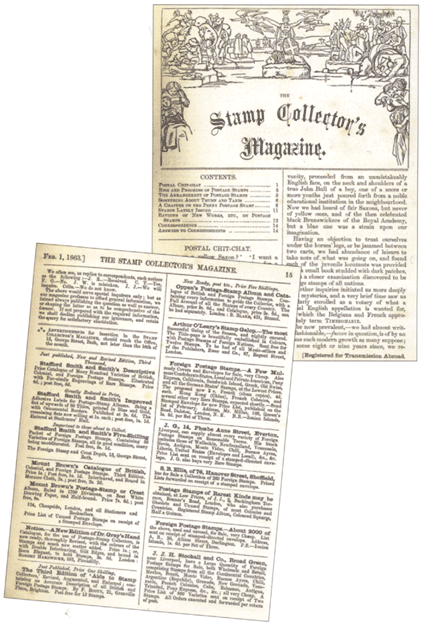 Первая страница первого выпуска «Журнала коллекционера марок»