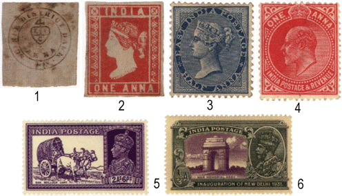 Британская Индия почтовые марки