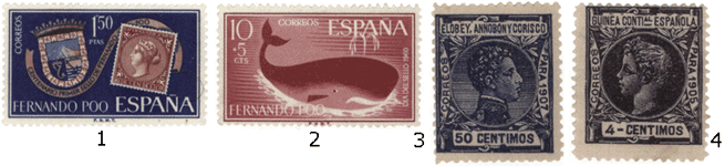 Испанские колонии в Африке почтовые марки