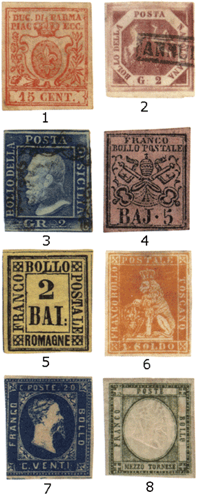 италия почтовые марки