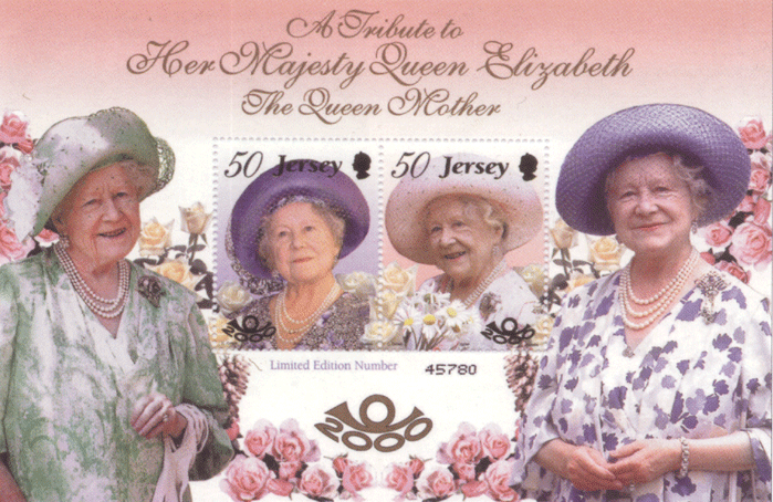 Британские королевские портреты почтовый блок