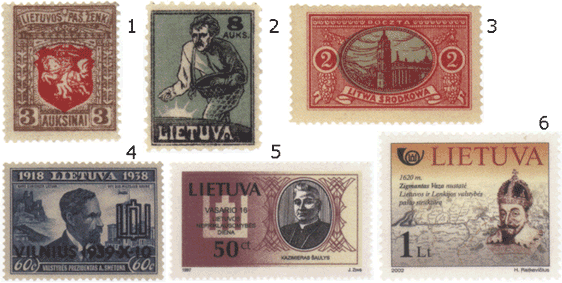 Литва почтовые марки