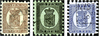 марки Финляндии третьего выпуска