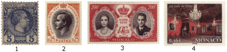 Почтовые марки Монако