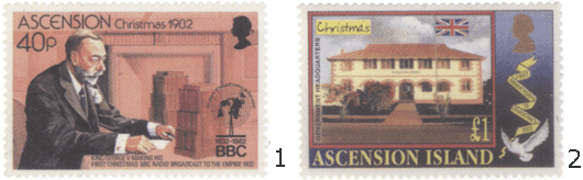 Почтовые марки острова Вознесения