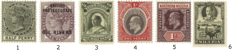 Нигерия почтовые марки
