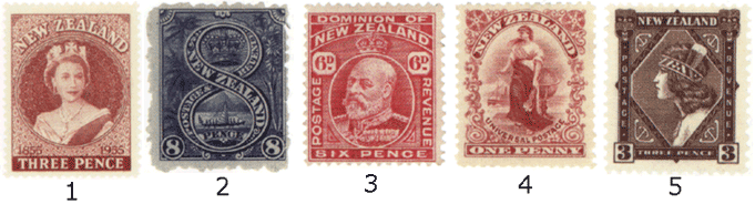 почтовые марки Новой Зеландии
