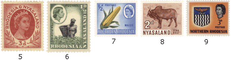 Ньясаленд почтовые марки