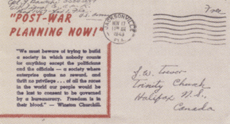 Патриотический конверт времен Второй мировой войны