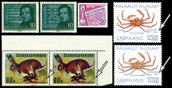 Jb,rb по латыни на почтовых марках