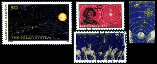 Солнечная система почтовые марки