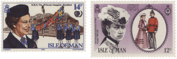 остров Мэн почтовые марки
