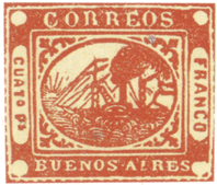 почтовая марка Буэнос-Айрес