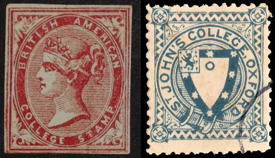 Почтовые марки оксфорда и кембриджа