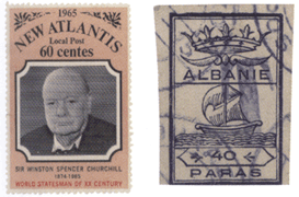 Подложные марки приписанные Южным Молуккским островам