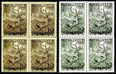 полюсные почтовые марки